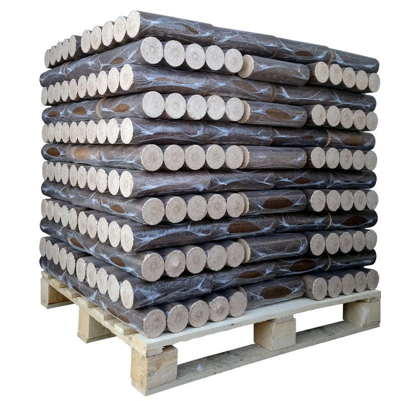 Bûches de bois densifié 100 % feuillus hêtre-chêne – Palette 960 kg