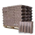 Bûches de bois densifié Confort – Palette 96 paquets de 5 bûches (925 kg)