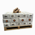 Bûches de bois compressé Haute Performance 100 % feuillus – Palette 42 cartons