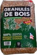 Granulés de bois Eco Bois Énergie DIN Plus – Palette 66 sacs de 15 kg (990 kg)