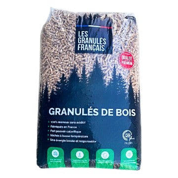 Les Granulés Français DIN Plus PEFC – Palette 63 sacs de 15 kg (945 kg)