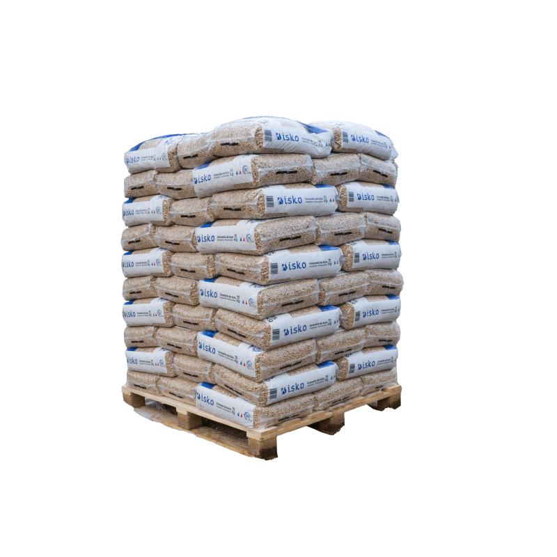 Granulés de bois ISKO DIN Plus – Palette 70 sacs de 15 kg (1050 kg) – vue 3