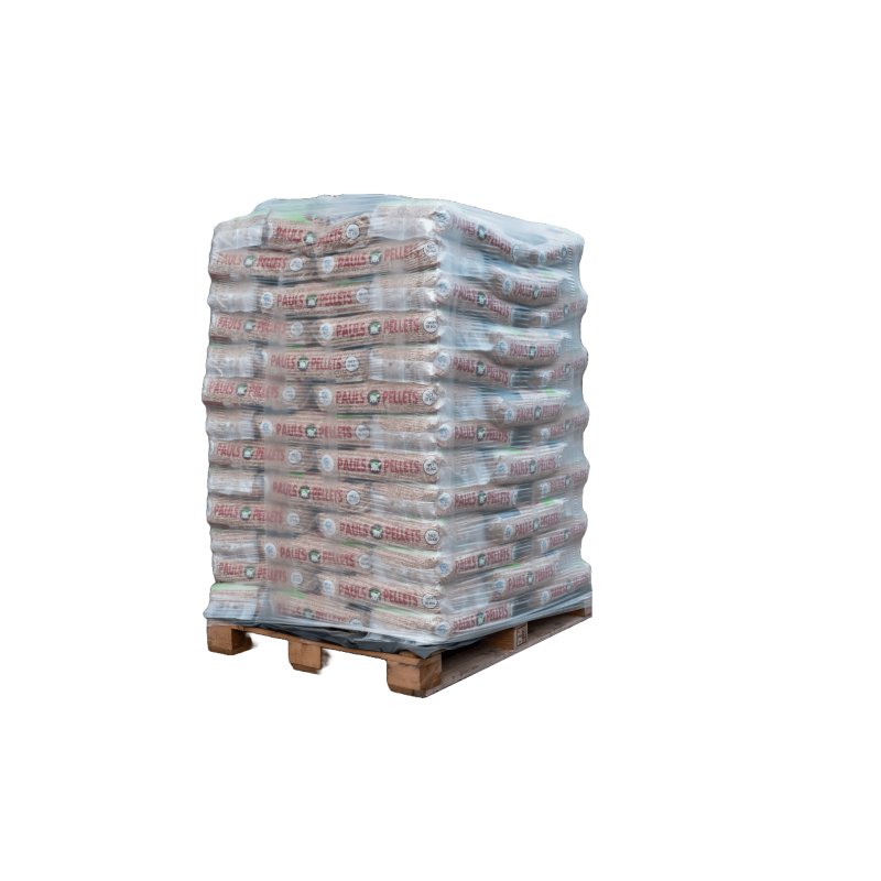 Granulés de bois PAULS Pellets DIN+ ENplus A1 – Palette 104 sacs de 10 kg (1040 kg) – vue 2