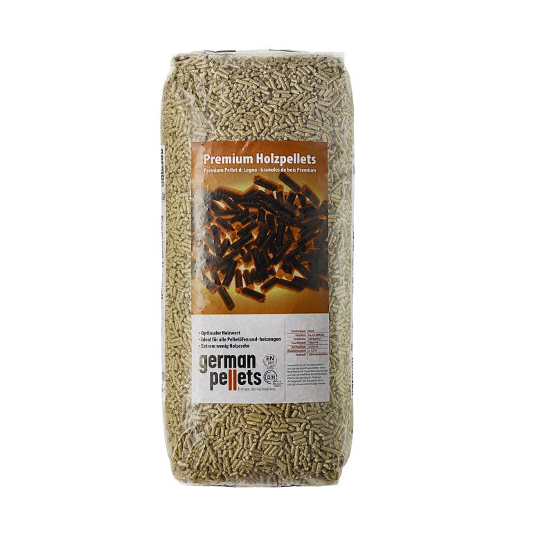 Granulés de bois German Pellets DIN Plus ENplus A1 – Palette 66 sacs de 15 kg (990 kg) – vue 2
