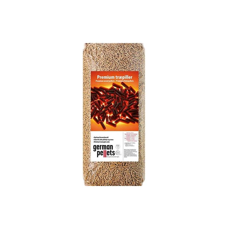 Granulés de bois German Pellets DIN Plus ENplus A1 – Palette 66 sacs de 15 kg (990 kg) – vue 3