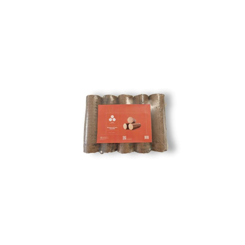 Bûches de bois densifié Premium – Palette 96 paquets de 5 bûches (925 kg) – vue 2