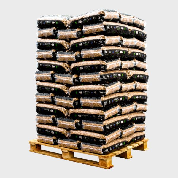 Granulés de bois BIOSYL Premium DIN Plus – Palette 66 sacs de 15 kg (990 kg)