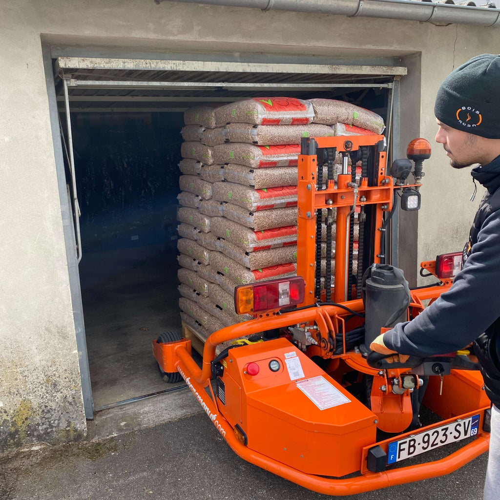 Granulés de bois SGA DIN Plus – Palette 65 sacs de 15 kg (975 kg) – vue 2