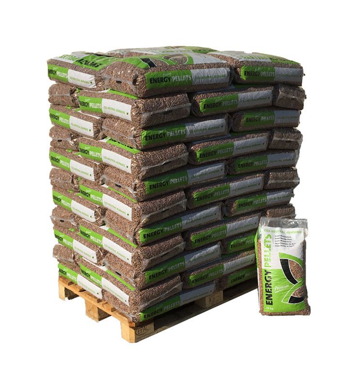 Granulés de bois Energy Pellets – Palette 66 sacs de 15 kg (990 kg)
