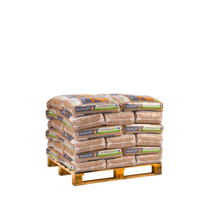 Granulés de bois Piveteau HP+ DIN Plus – Demi-palette 36 sacs de 15 kg (540 kg)