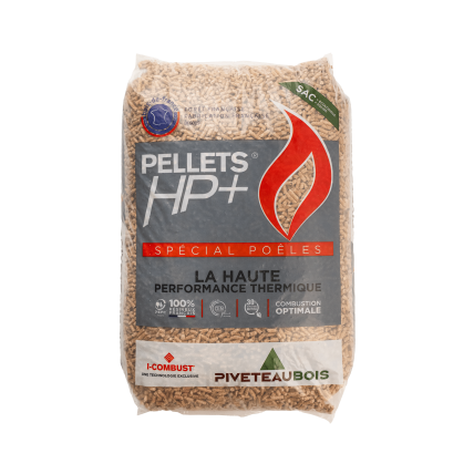 Granulés de bois Piveteau HP+ DIN Plus – Demi-palette 36 sacs de 15 kg (540 kg) – vue 2