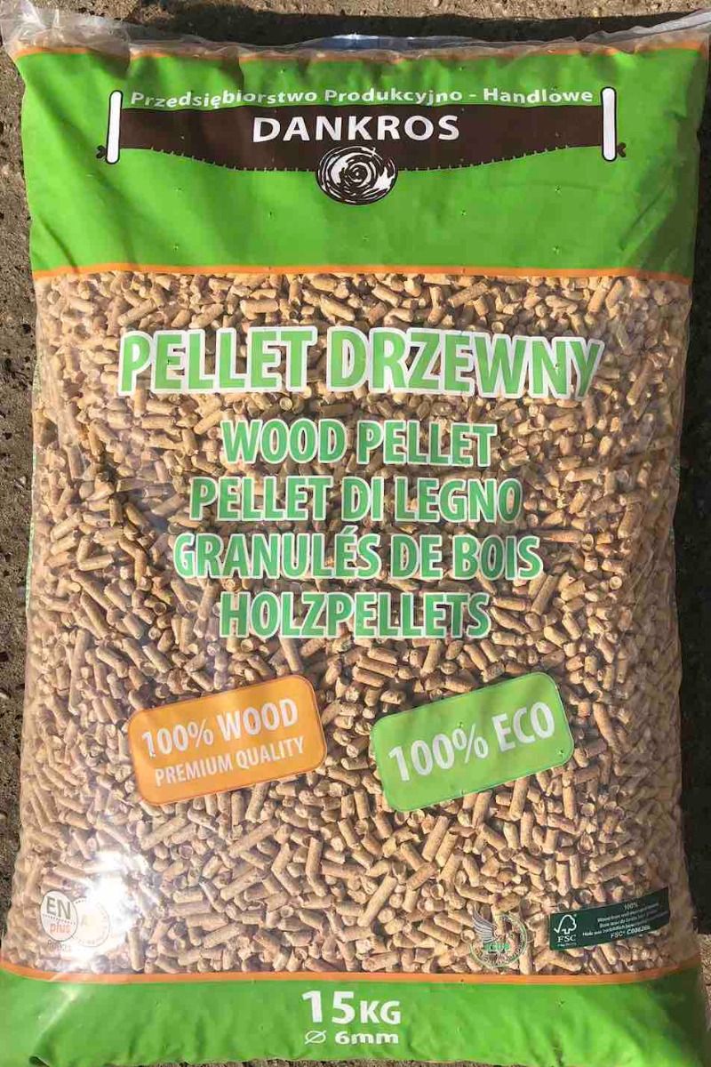 Granulés de bois 100 % naturels – Palette 70 sacs de 15 kg (1050 kg)