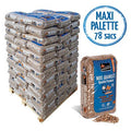 Granulés de bois WOODSTOCK NF DIN Plus – Palette 78 sacs de 15 kg (1170 kg)