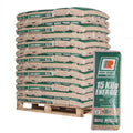 Granulés de bois Van Roje DIN Plus ENplus A1 – Palette 65 sacs de 15 kg (975 kg)